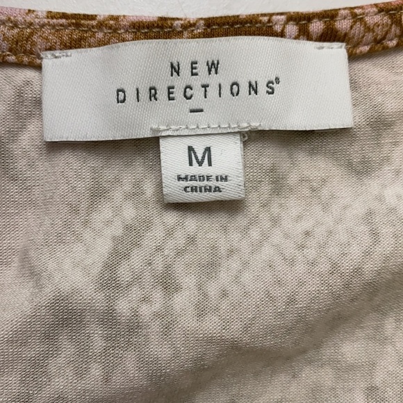 New Directions Snakeskin Print Shift Dress - Picture 5 of 5